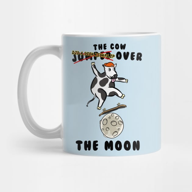 The cow jumped over the moon skating by Captain-Jackson